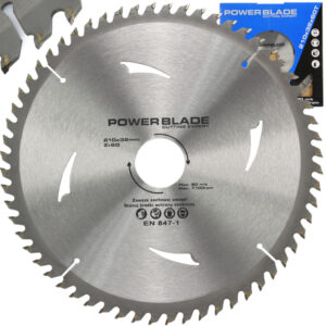 TARCZA WIDIOWA DO CIĘCIA DREWNA 210mm 60T POWER BLADE