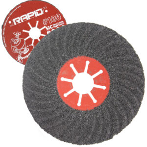 FIBRA KRĄŻEK DO GRESU BETONU DYSK FIBROWY 125MM P100