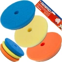Zestaw Gąbki polerskie pad polerski na rzep 125mm 3 SZT